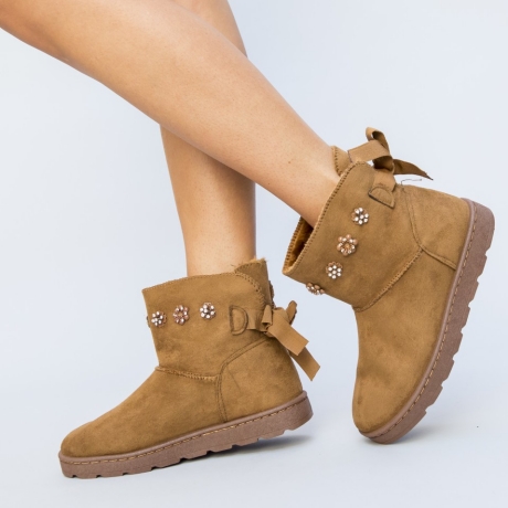 Cizme TIp Ug Yvon Camel