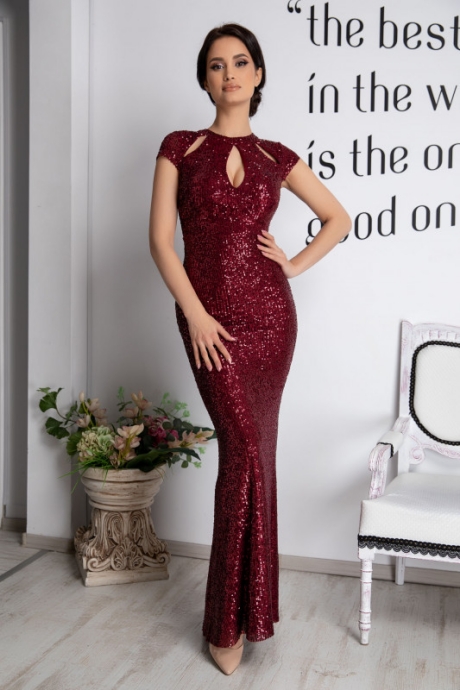 Rochie Madelyn Bordo