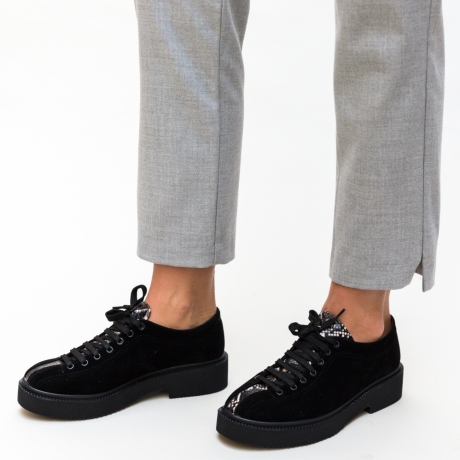 Pantofi Casual Lukos Negri