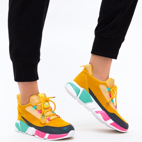 Pantofi Sport Orna Galbeni