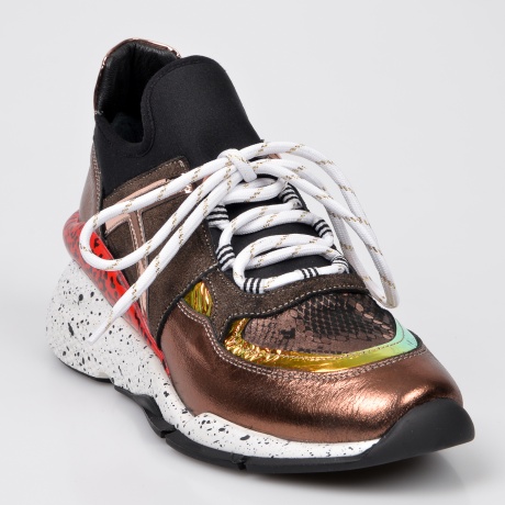 Pantofi sport FLAVIA PASSINI maro, 3001, din piele naturala