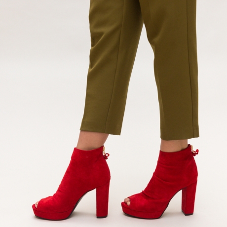 Botine Calver Rosii