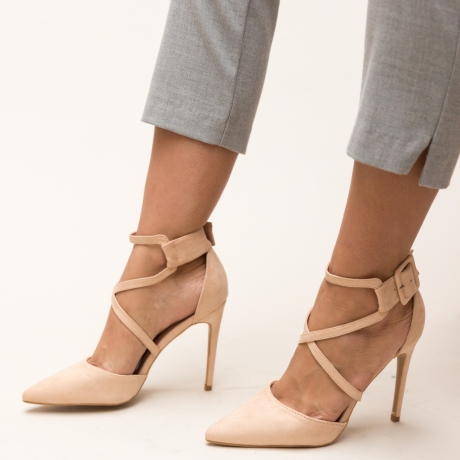 Pantofi Hebe Nude