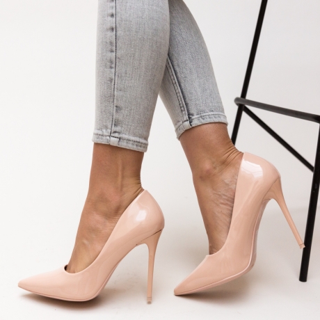 Pantofi Poppy Nude