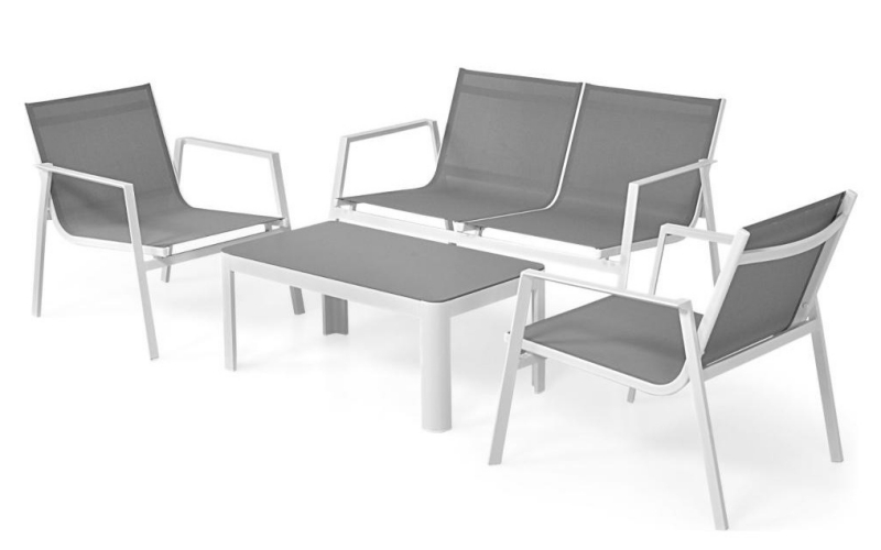 Set mobilier pentru exterior 4 piese Celvo