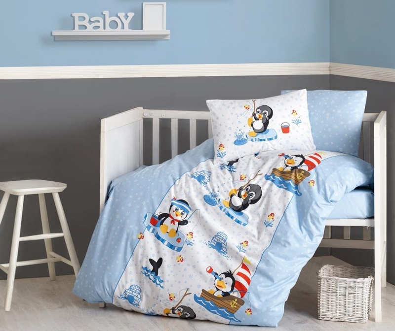 Lenjerie de patut Ranforce Supreme Penguen