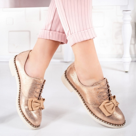 Pantofi Piele Rupavati aurii