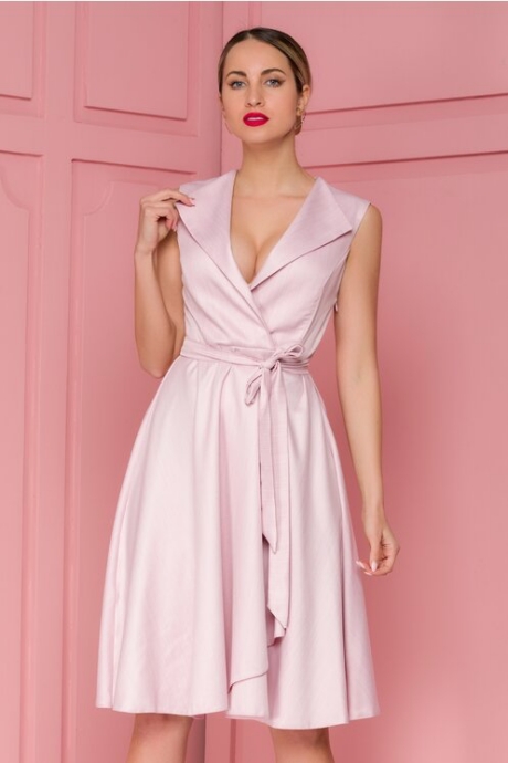 Rochie Sienna roz petrecuta