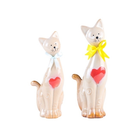 Set decoratiune 2 pisici LOVELY CATS