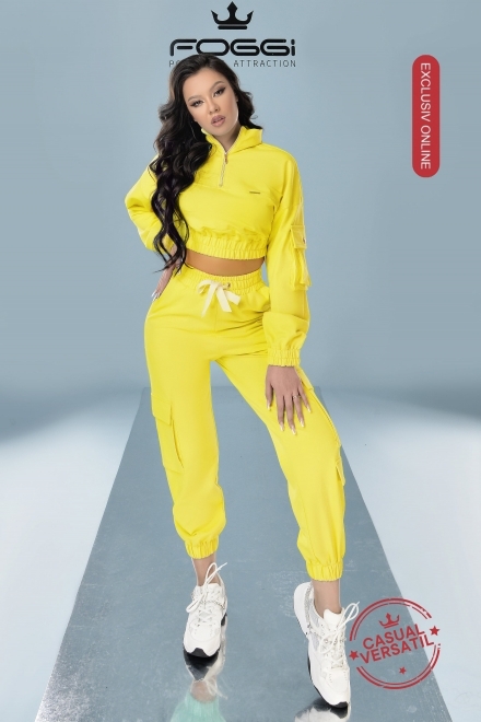 TRENING DAMA SPRING SENSATION YELLOW DIN 2 PIESE