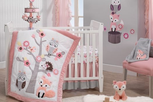 Lenjerii pentru patutul bebelusului confectionate din bumbac 100%