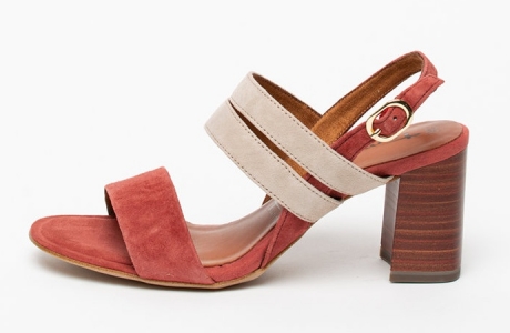 Tamaris Sandale de piele intoarsa cu bareta slingback