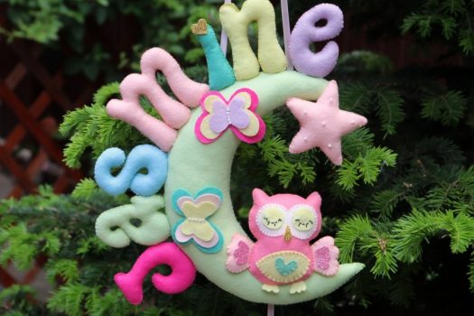 Cadouri de 1 Iunie pentru copii ߩ decoratiuni handmade din fetru realizate la comanda